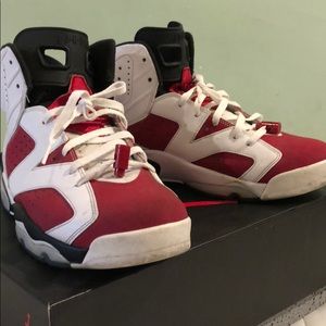 Air Jordan carmine 6’s